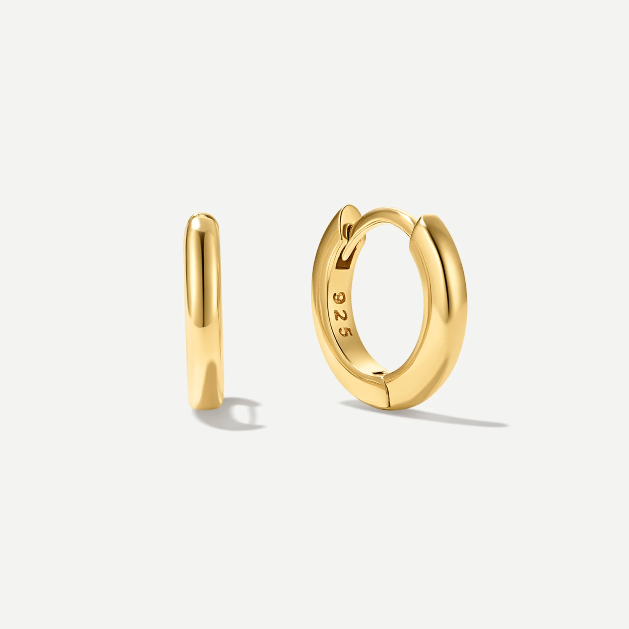 Balance Huggie Hoops