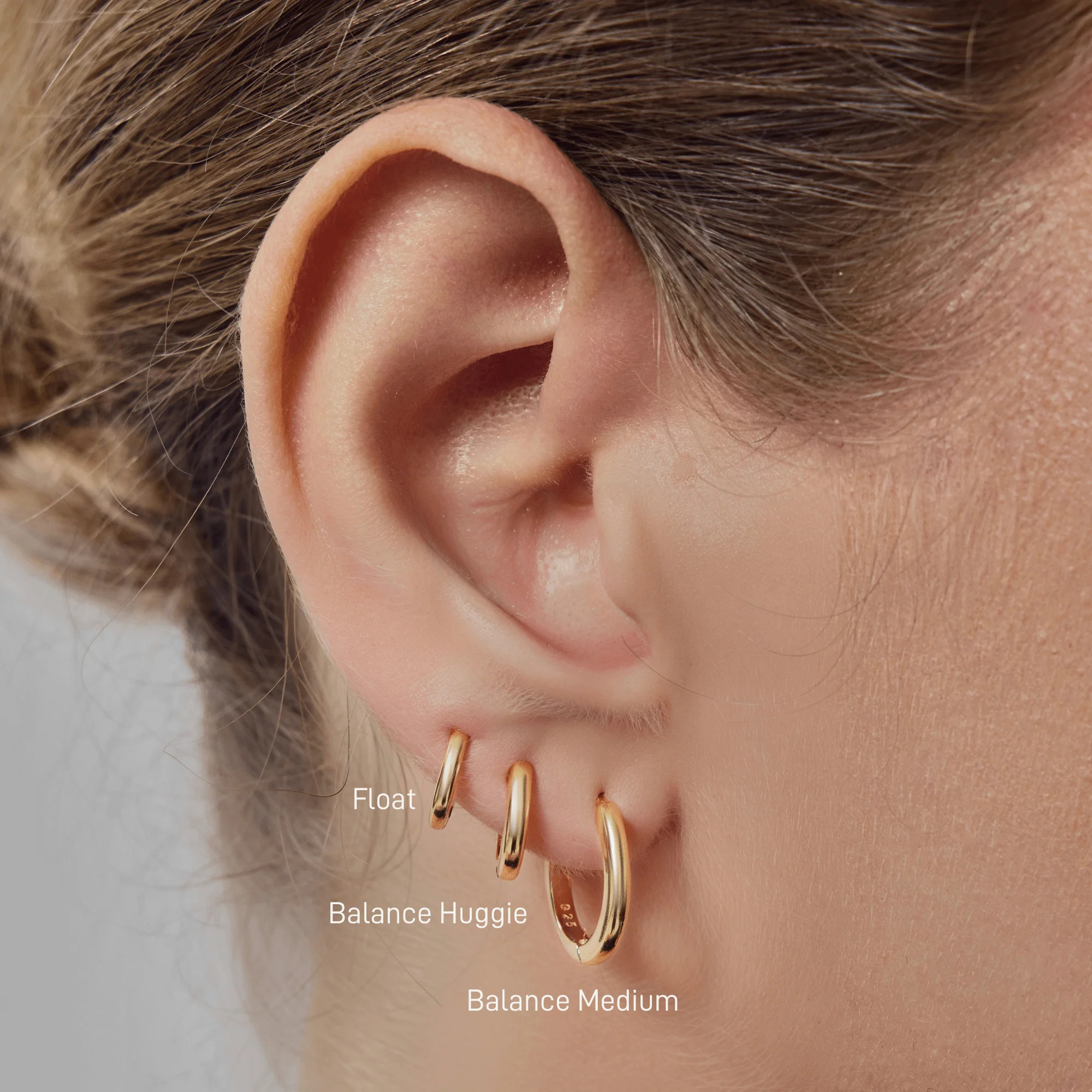 Balance Huggie Hoops - Image 4