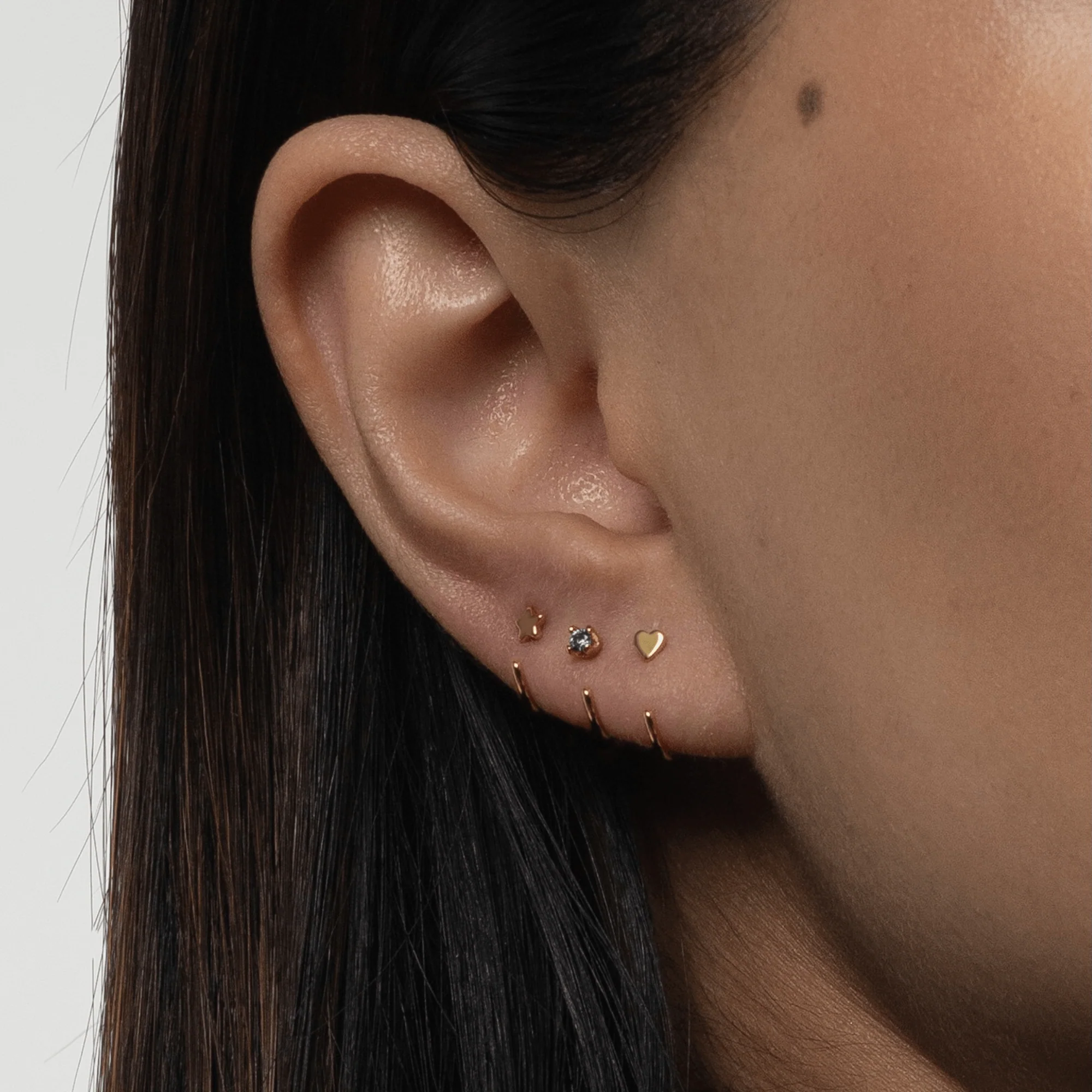 Stay Close Amethyst Hoops - Image 6