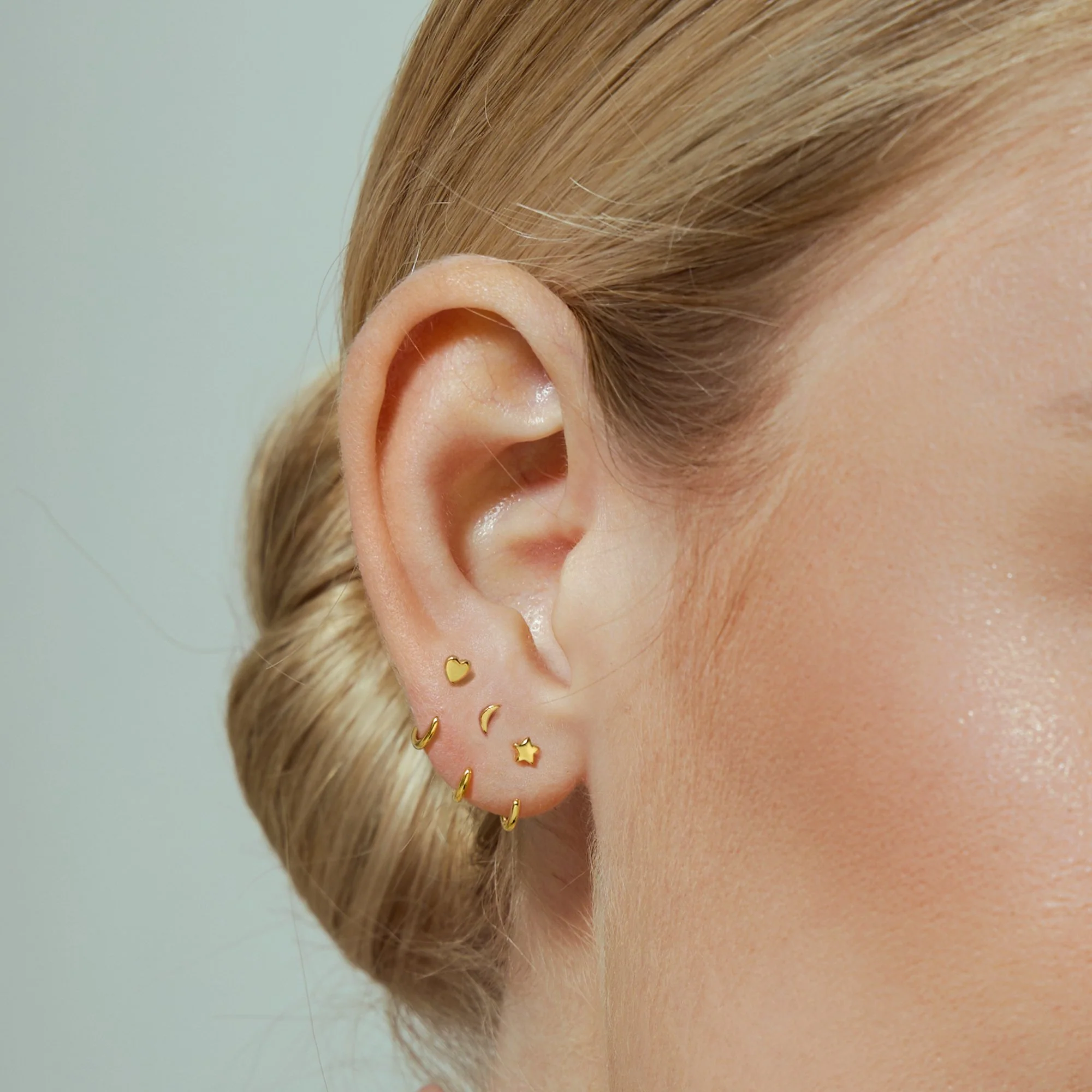 Stay Close Charm Hoops Set - Image 3