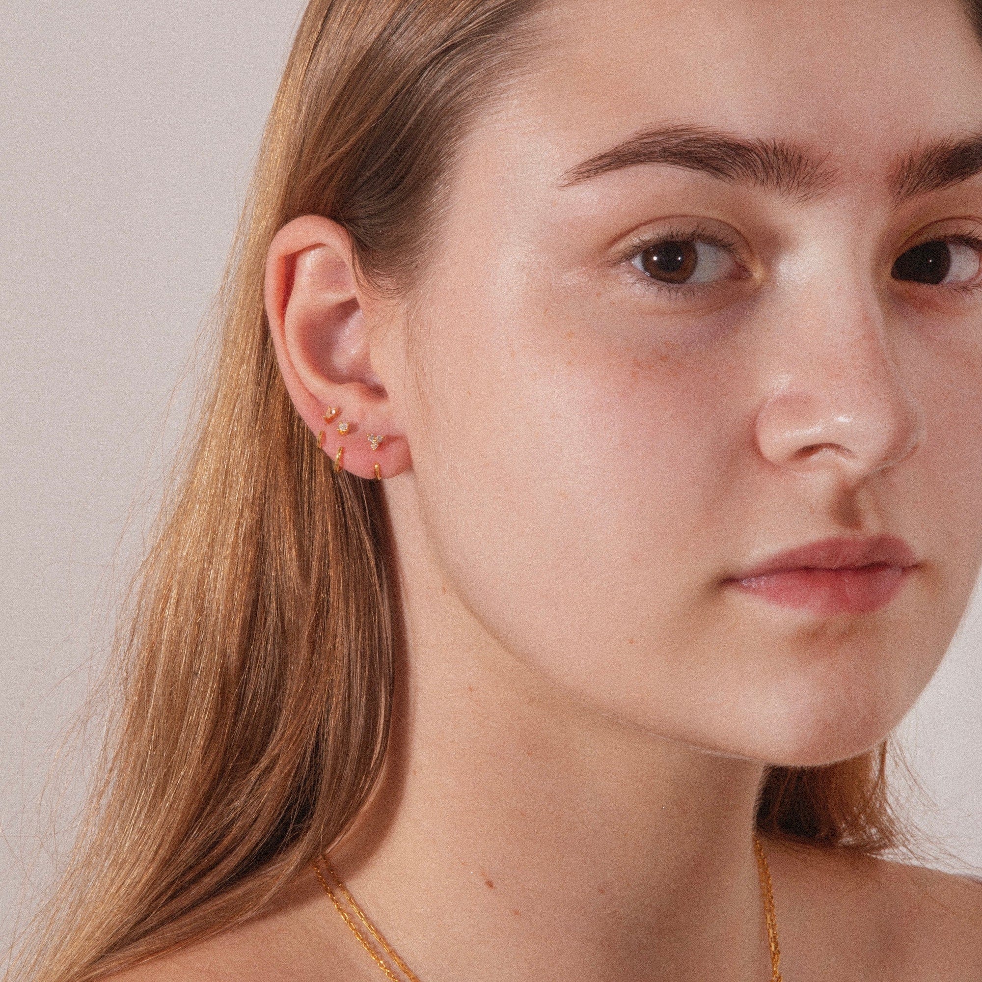 Stay Close Gem Hoops Set - Image 3
