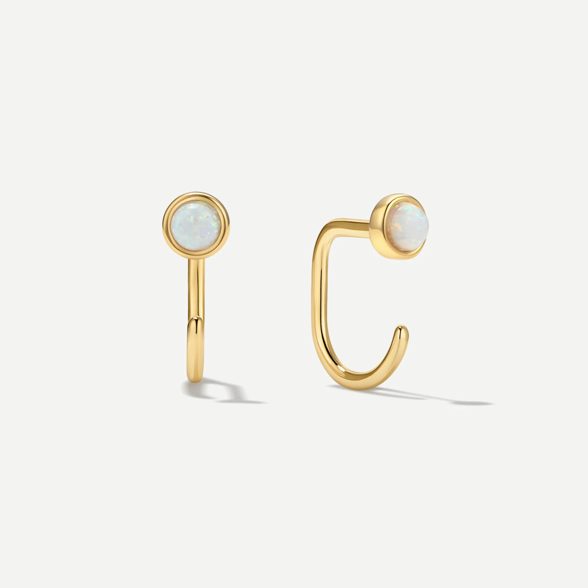 Stay Close Opal Hoops