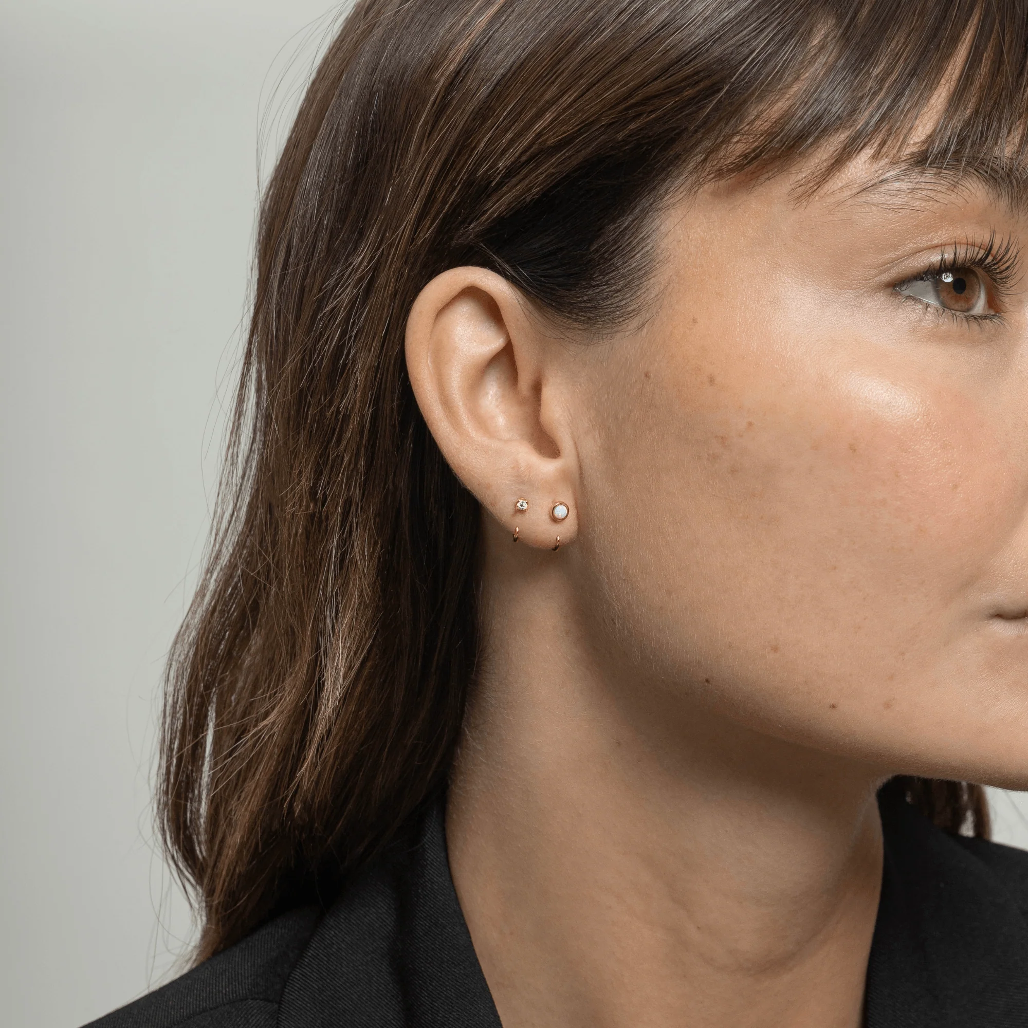 Stay Close Opal Hoops - Image 3