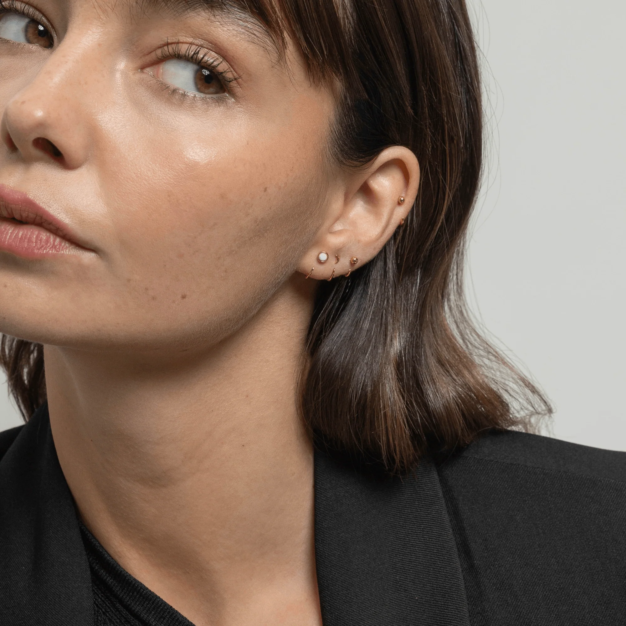Stay Close Opal Hoops - Image 5