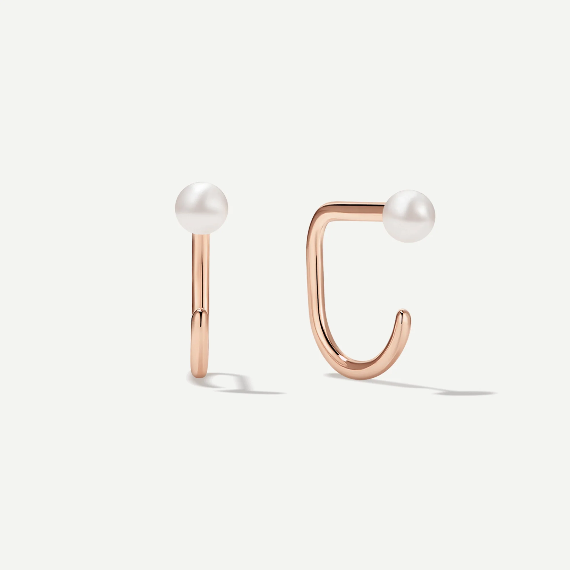 Stay Close Pearl Hoops