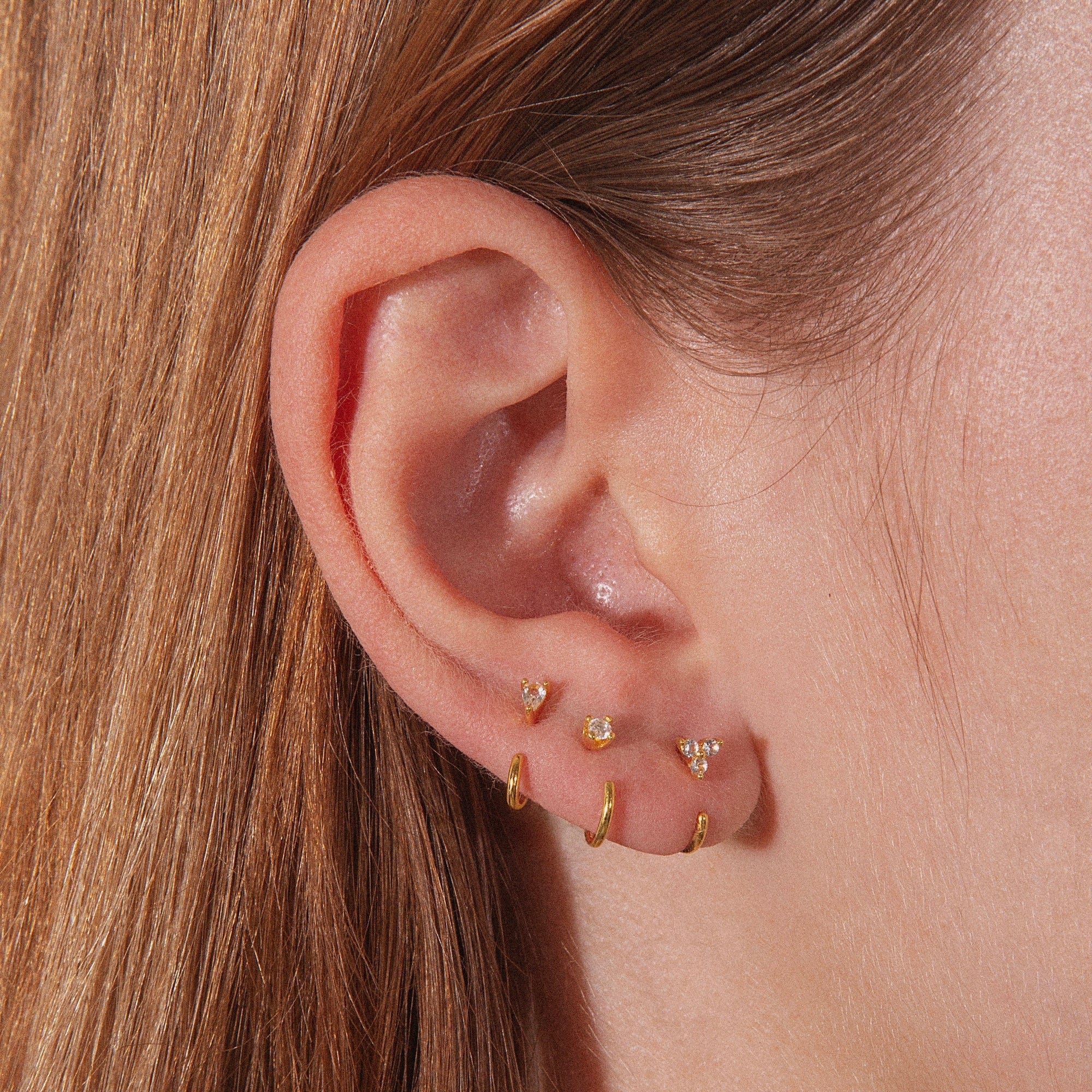 Stay Close Teardrop Hoops - Image 4