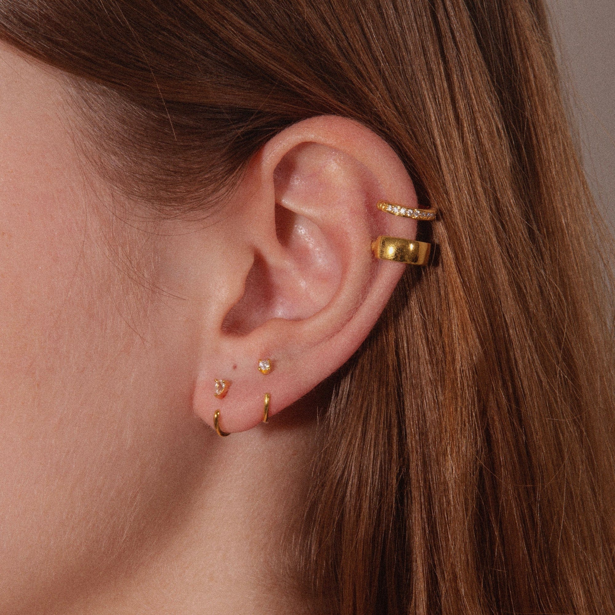 Stay Close Teardrop Hoops - Image 5