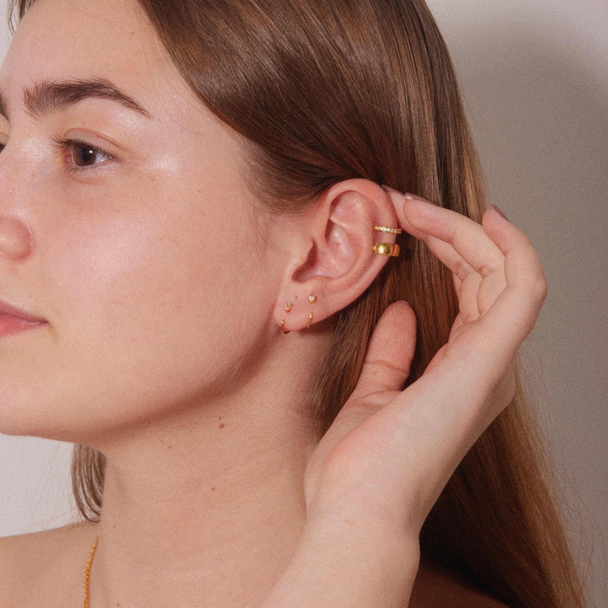 Stay Close Teardrop Hoops - Image 6