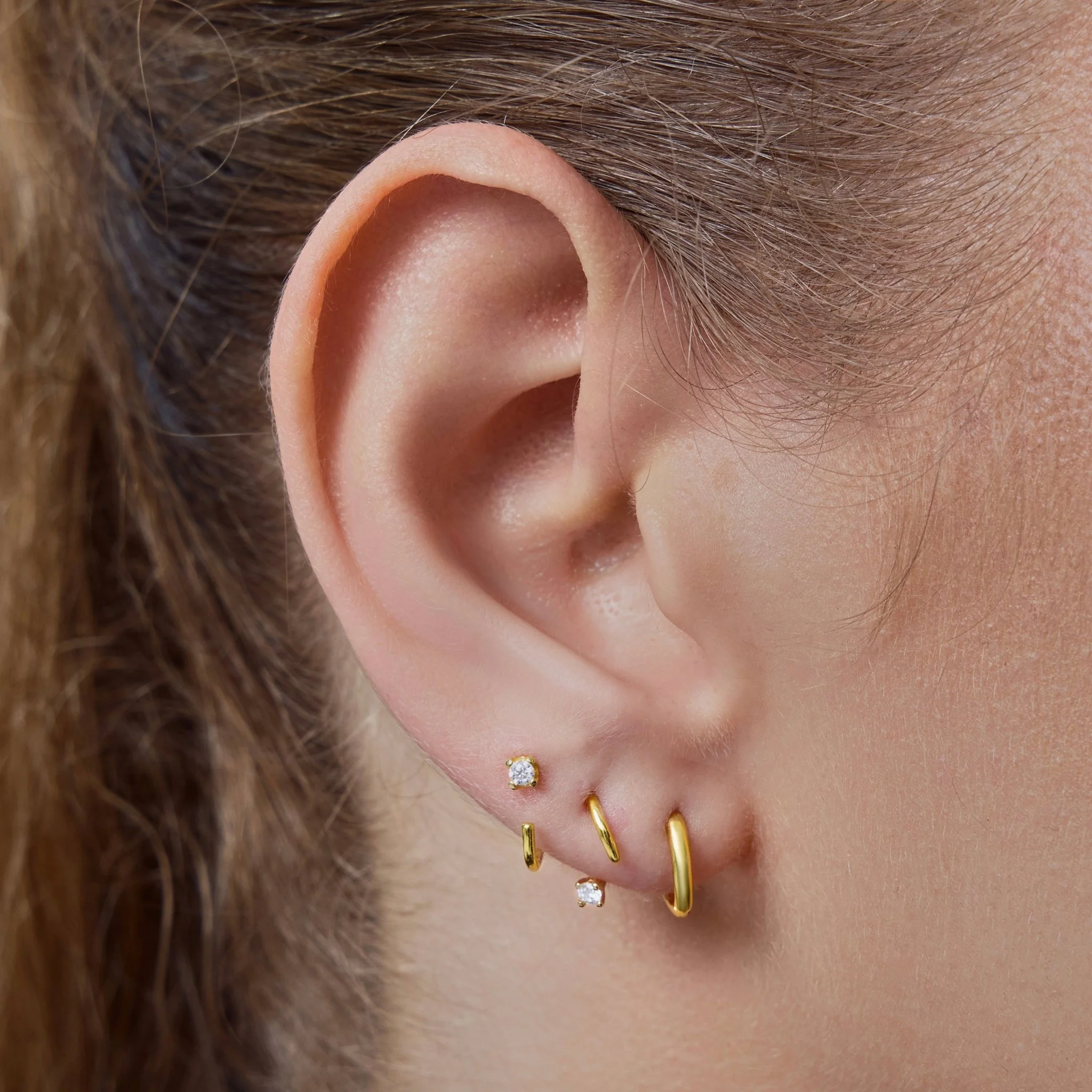 Swerve Moissanite Hoops - Image 3